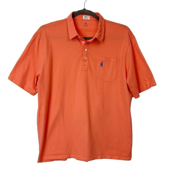 Johnnie O Polo Shirt Mens Size XXL Orange Short Sleeve - Picture 1 of 8